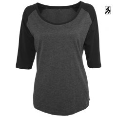 Ladies 3/4 Contrast T-Shirt